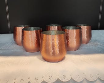 Handmade copper mug,handhammered copper cup,beer mugs,moscow mule mug,anniversary gift idea,copper kitchen decor,cocktail mugs,for her,11 oz