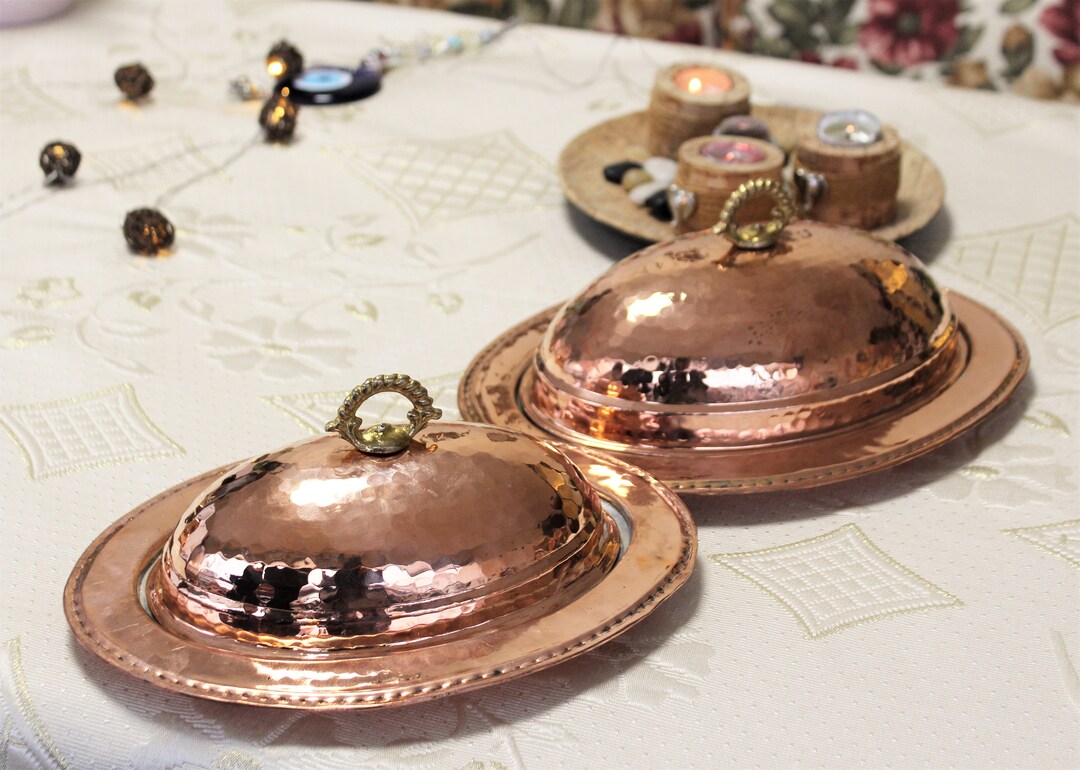 Copper Serving Plate,decorative Copper Serving Dish,serving Plate for