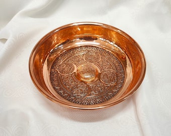 Copper bath bowl,handmade copper bath bowl,turkish hammam bath bowl,copper bath spa bowl,bathroom decor, gift for mother's day, rustic decor