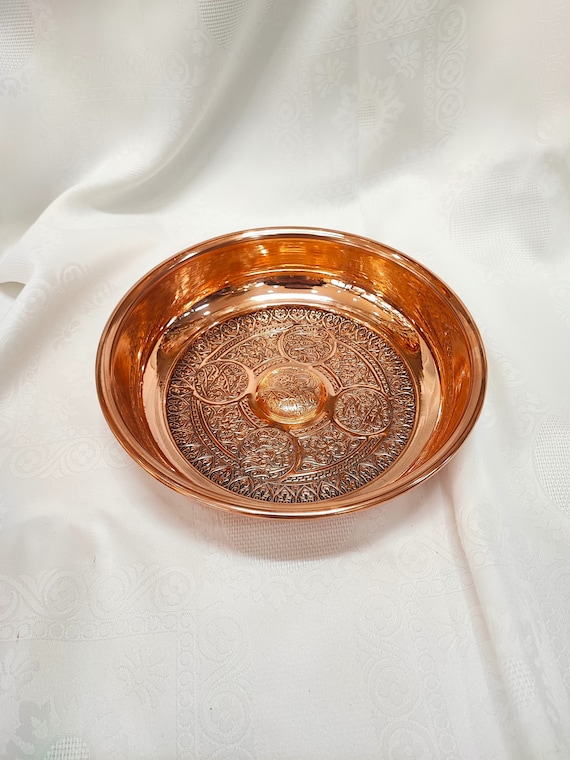 Handcrafted Turkish Hammam Bath Bowl for Your Rustic Bathroom Decor Treat Yourself, Copper Bath Spa Bowl, Bowl Basin Cup, Gift For Mom