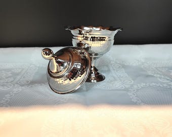 Copper sugar container,copper candy bowl,copper seasoning holder,spice jar with lid,copper kitchen decor,handmade copper box,copper canister