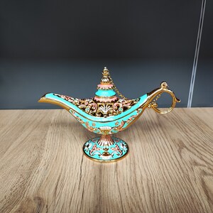Aladdin's Magic Lamp, Large Genie Lamp, Aladdin's Oil Lamp,table ...