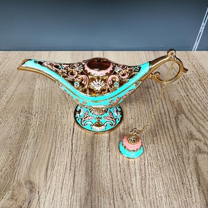 Aladdin's Magic Lamp, Large Genie Lamp, Aladdin's Oil Lamp,table ...