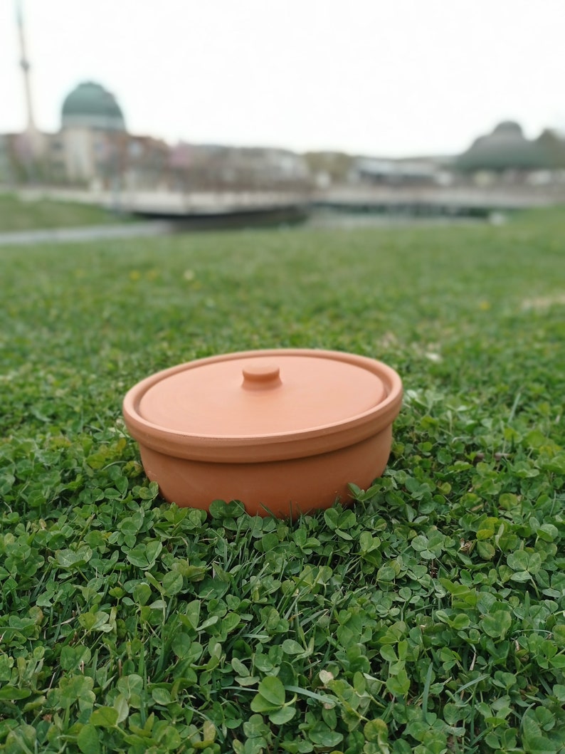 Unglazed Clay Pots for Cooking & Serving With Lidnatural Etsy