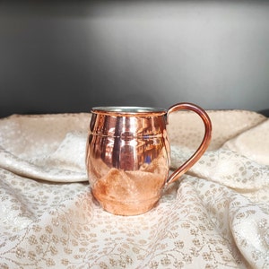 Moscow mule mug-copper beer mug-handmade copper cup-handcrafted copper mug-copper cocktail glass-christmas day gift-turkish pure copper mugs