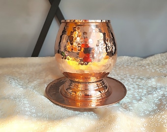 Handmade copper mug,pure copper engraved cup,moscow mule mug,copper drinkware,hand hammered glasses,copper beer mugs,anniversary gift, 17 oz