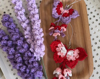 Crochet Butterfly Charms