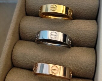 cartier rings silver