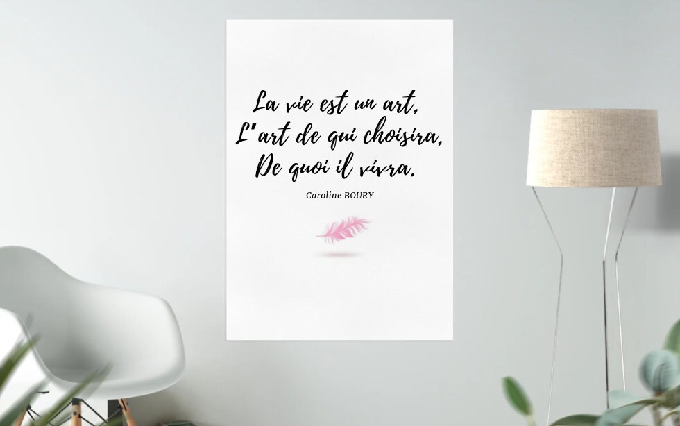 Poster - La Vie Est Un Art