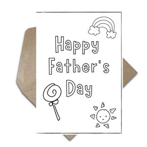 Printable Father&#39;s Day Card | Fill in the Blank Greeting Card for Dad | Instant Digital Download | Unique Father&#39;s Day Gift Idea