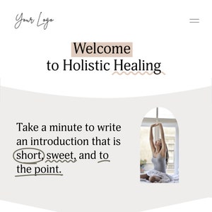 Squarespace Website Template | Squarespace 7.1 Website for E-commerce, Coaching, Small business, Wellness | Minimalist Website Theme