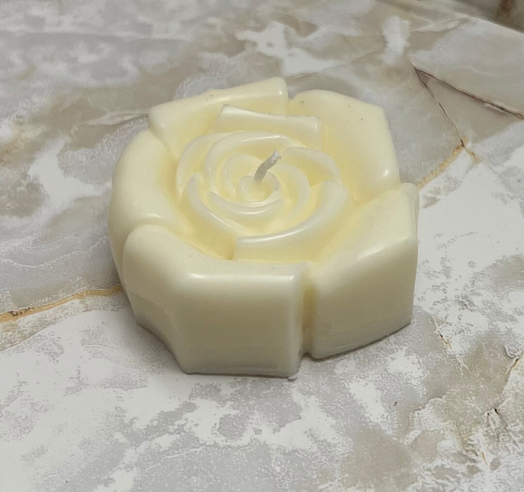 Rose Shaped Candle Floating Candle Wedding Candles Flower Etsy
