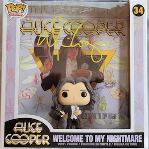 Alice Cooper Welcome to My Nightmare Funko Pop Beckett coa