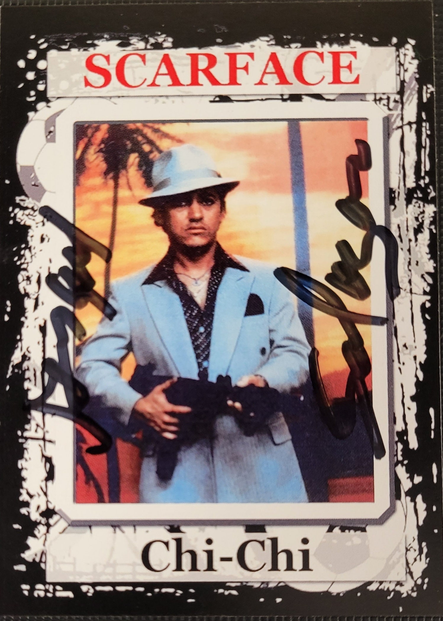 Angel Salazar Chi Chi Signed SCARFACE Card Al Pacino - Etsy