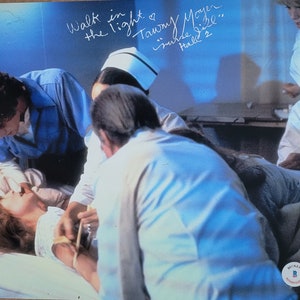 Tawny Moyer Nurse Jill Halloween 2 Walk in the Light Beckett coa