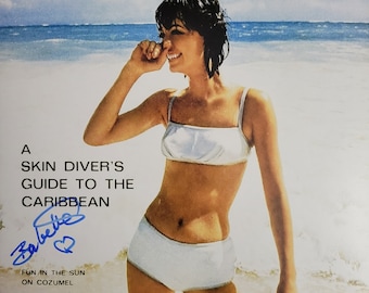 Babette March firmada 8x10 foto FIRST Sports Illustrated modelo de traje de baño Beckett coa