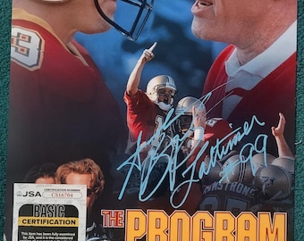 Andrew Bryniarski signed 11x17 The Program Steve Lattimer JSA coa
