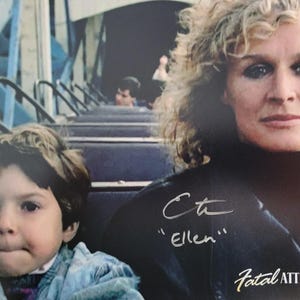 Ellen Latzen signed 8x10 photo Fatal Attraction