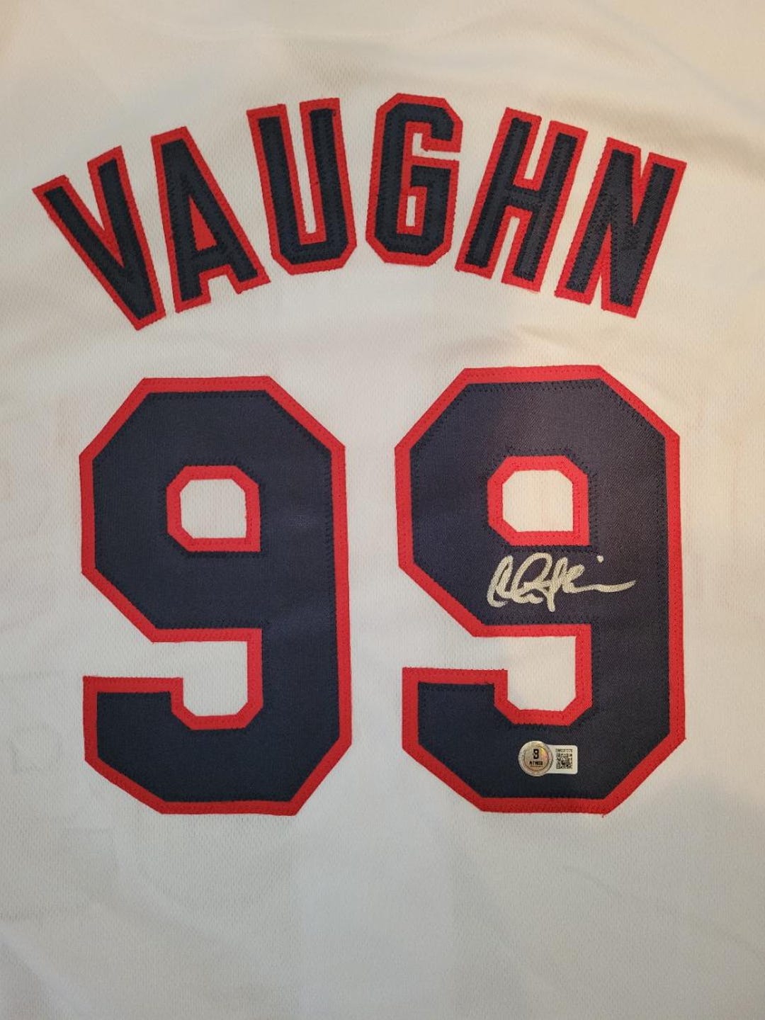 Charlie Sheen Signed Cleveland Indians Jersey Major League Wild