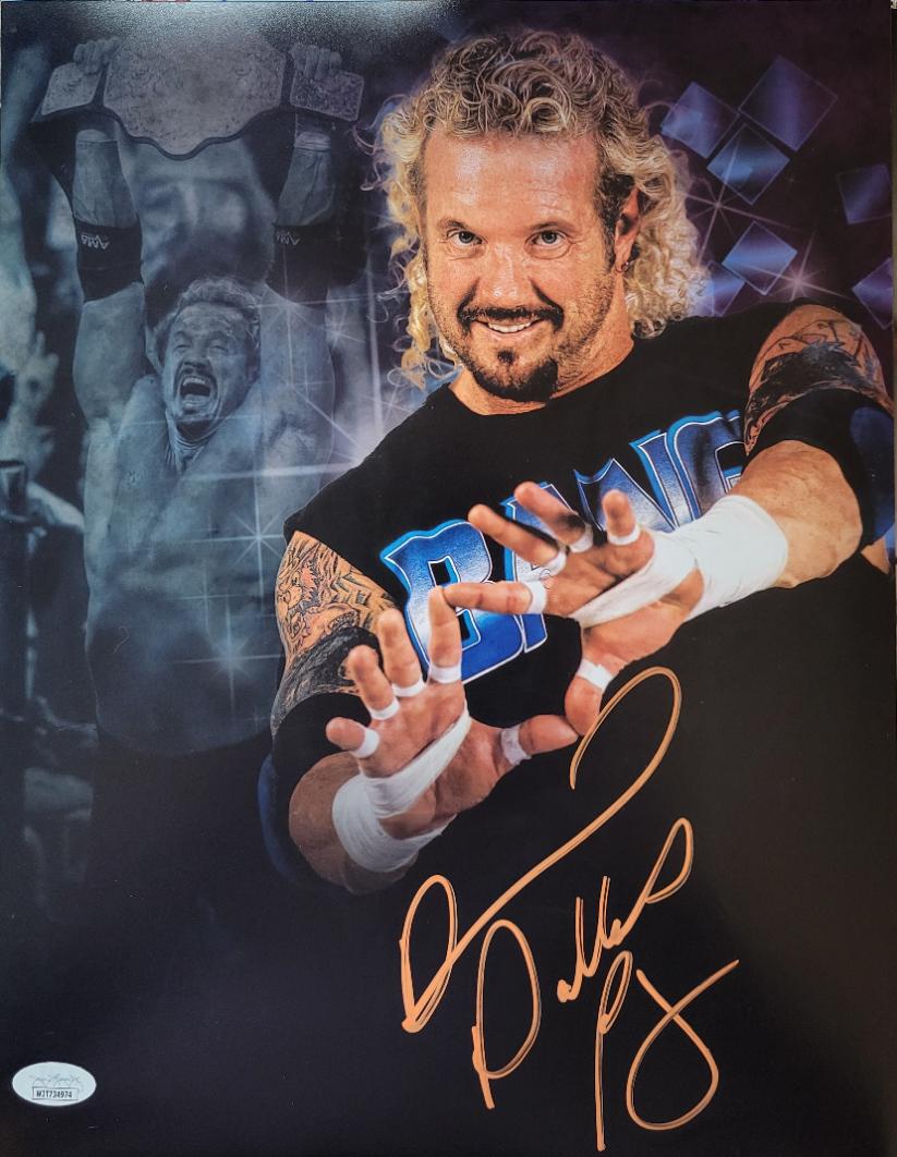 ダイヤモンド・ダラス・ペイジ直筆サイン入り11x14写真 WCW WWF 世界