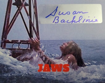 Susan Backlinie signed shark attack JAWS trading card