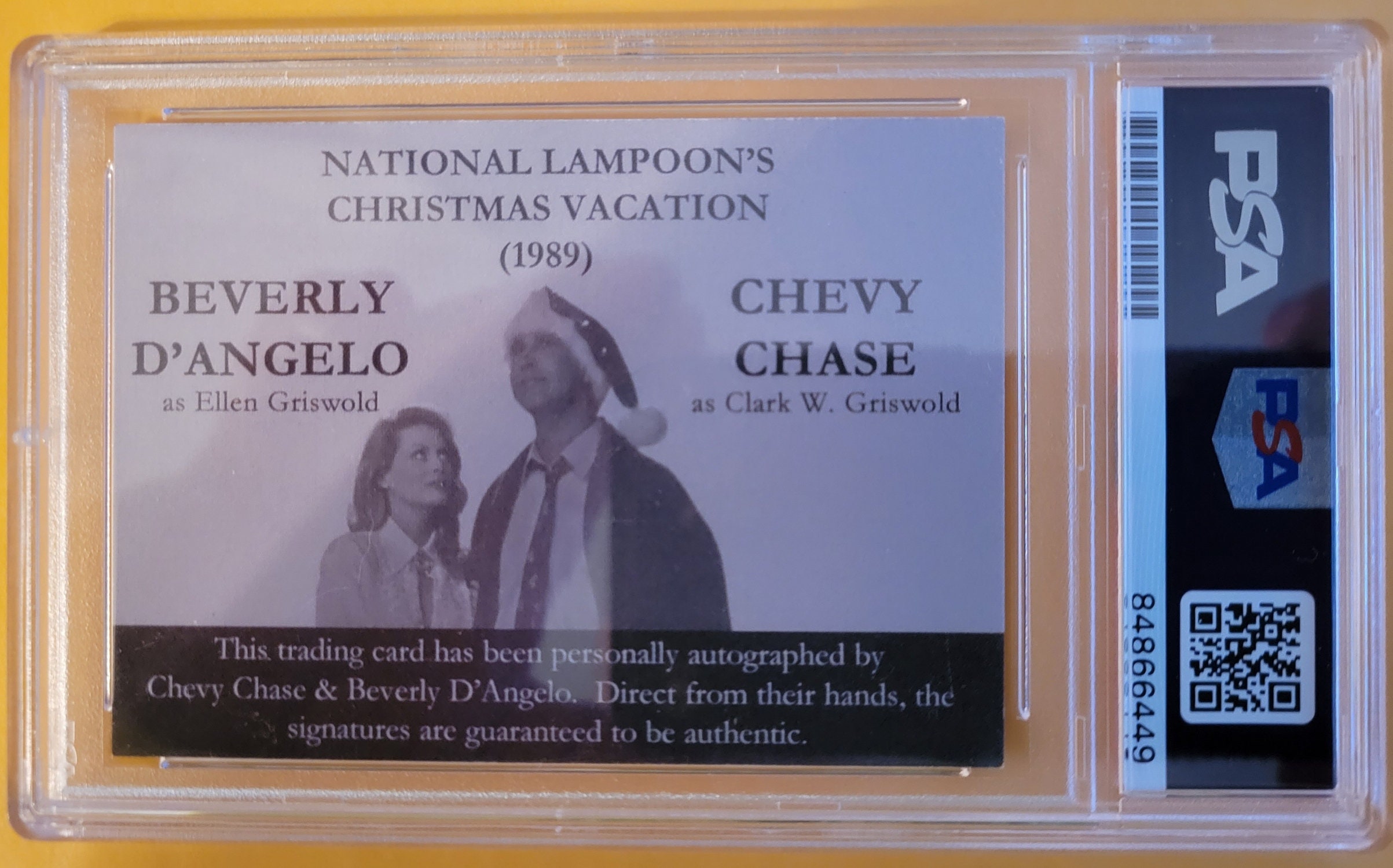 Chevy Chase & Beverly D'Angelo Signed National Lampoon's