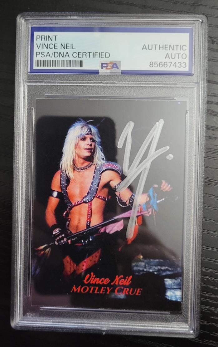 Motley Crue Signed - Etsy