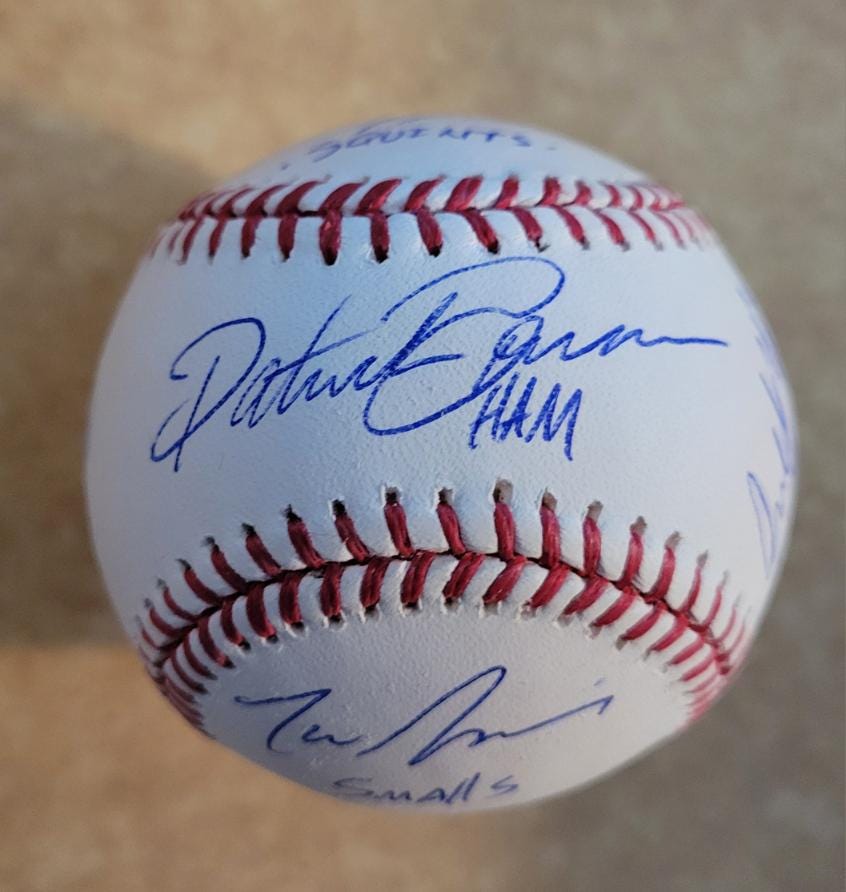 Vetrina da baseball per palline autografate Scatola da