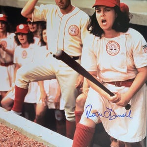 Rosie O'Donnell signed 11x14 photo A League of Their Own Beckett coa