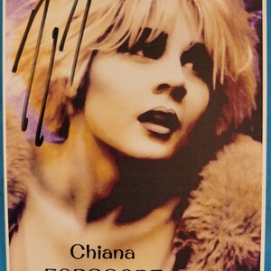 Gigi Edgley signed Chiana Farscape trading card