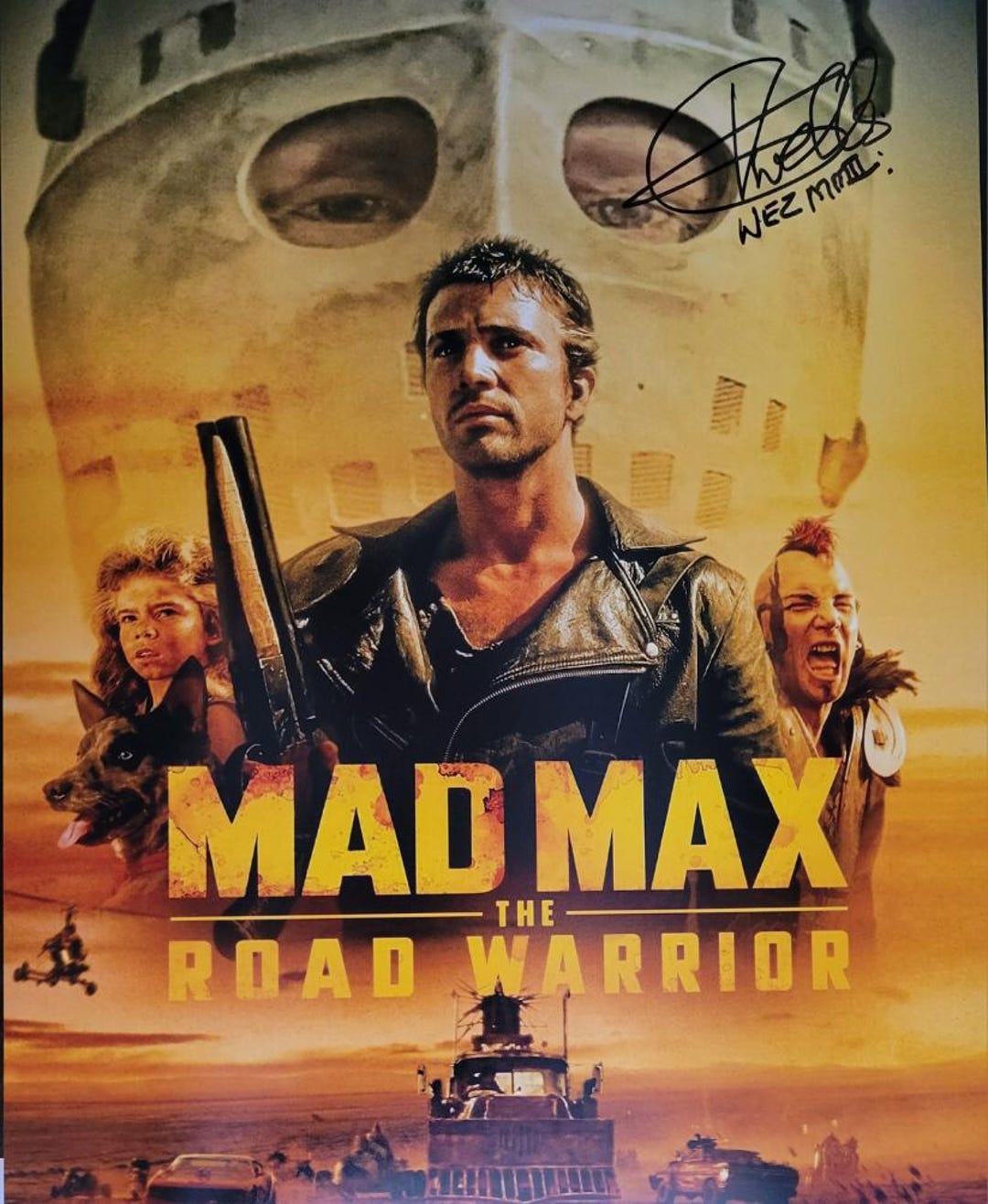 Vernon Wells Signed 11x14 Mad Max 2 Poster Wez Mel Gibson - Etsy