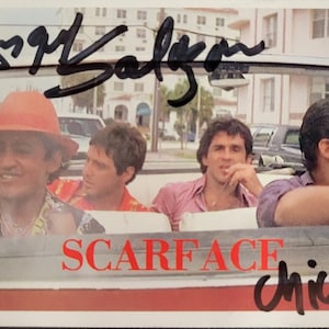 Angel Salazar Chi Chi signed SCARFACE card Al Pacino