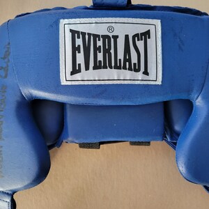 Rubin Hurricane Carter ha firmato il copricapo da boxe JSA coa