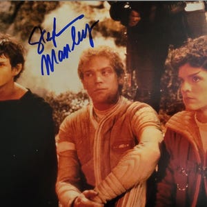 Stephen Manley gesigneerde 8 x 10 foto Youn Spock Star Trek III The Search for Spock