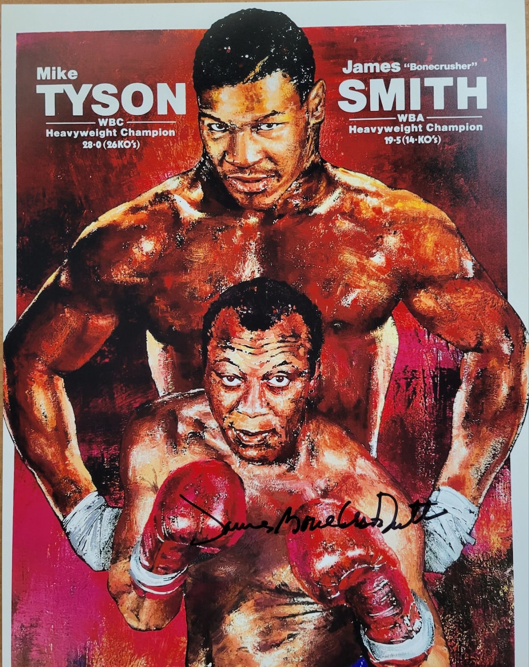 超貴重！MIKETYSON/マイクタイソン/ビッグ ポスター/復帰第一戦/A1 メモラビリア】 マイク・タイソン 1988 WBC HEAVYWEIGHT TITLE SPORTS