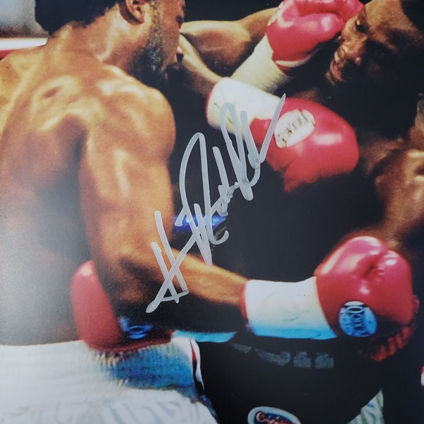 Hasim Rahman signed 8x10 photo vs Lennox Lewis Former Heavyweight Champion