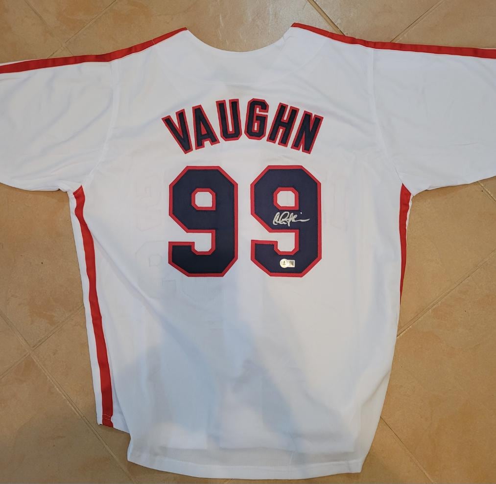 Charlie Sheen Signed Cleveland Indians Jersey Major League Wild