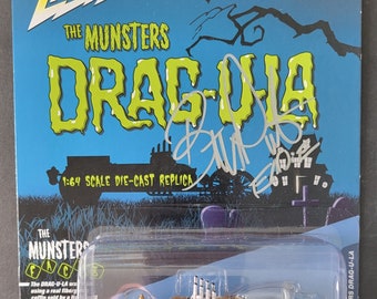 Butch Patrick signed The Munsters Drag- U-La 1:64 Die Cast car JSA coa