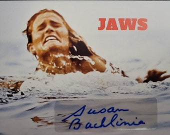 Susan Backlinie signed JAWS shark attack trading card 1st Victim