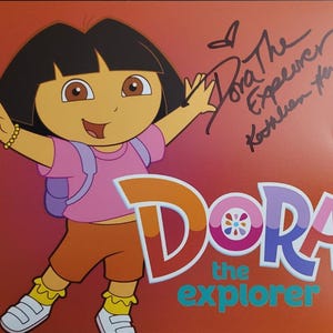 Kathleen Herles signed 8x10 photo Dora Marquez Dora the Explorer JSA coa