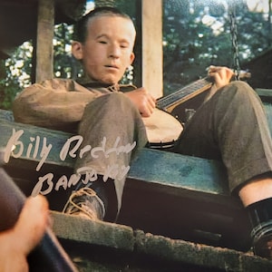 ビリー・レデン バンジョーボーイ サイン入り 8x10 写真 デリバランス デュエル バンジョー