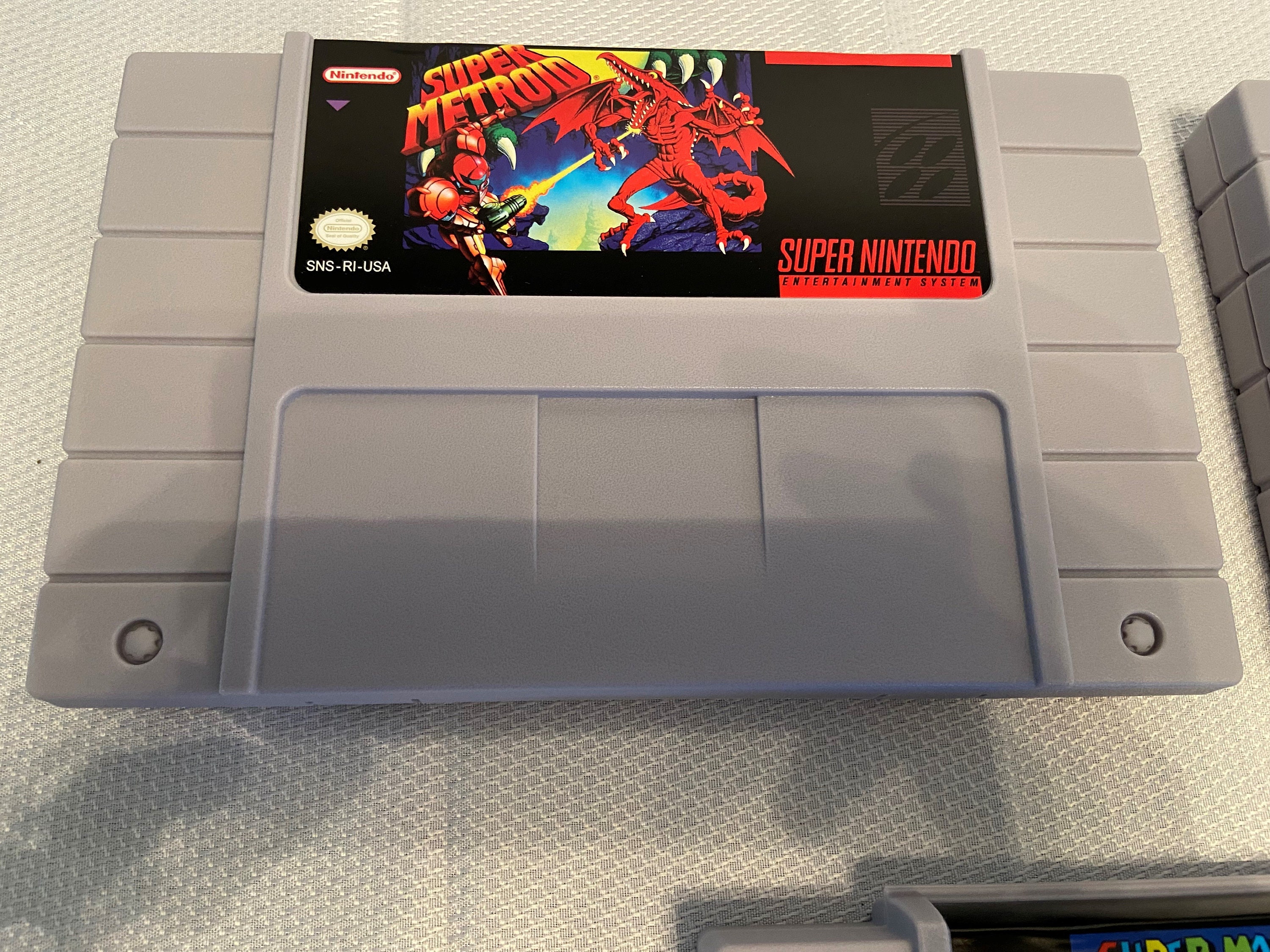 Vintage Super Nintendo Cartridge Wall Art set of 3 Etsy