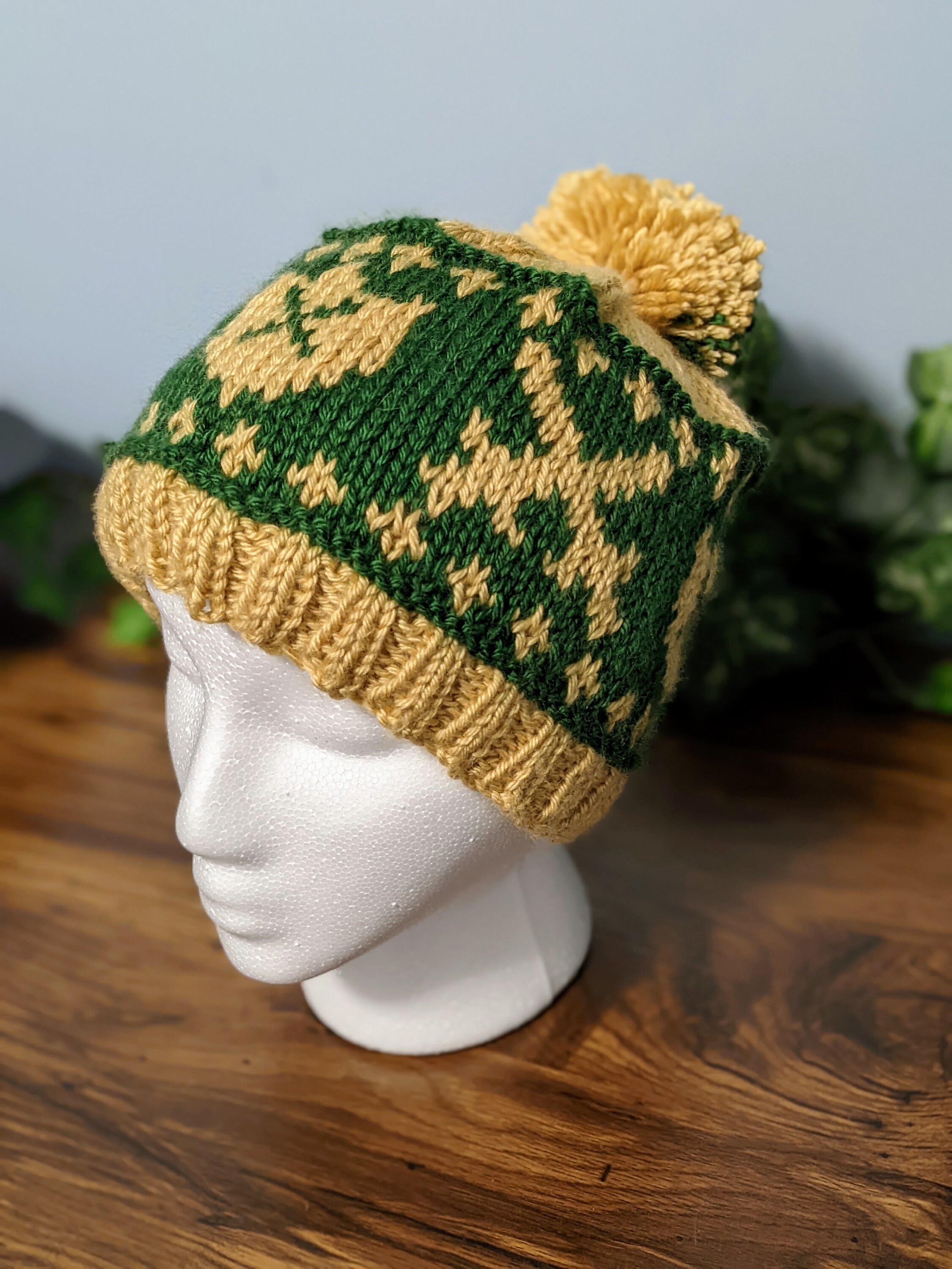 KNITTING PATTERN Sword and Shield Beanie - Etsy