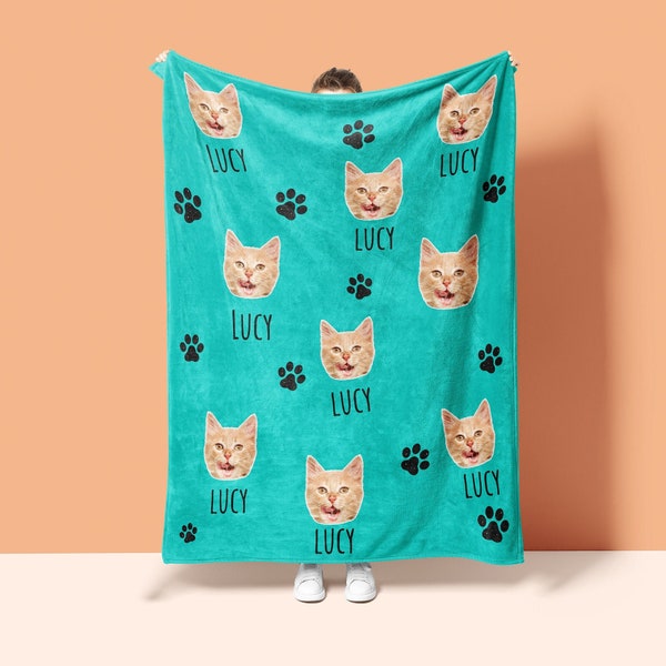 Dog Face on Blanket Etsy