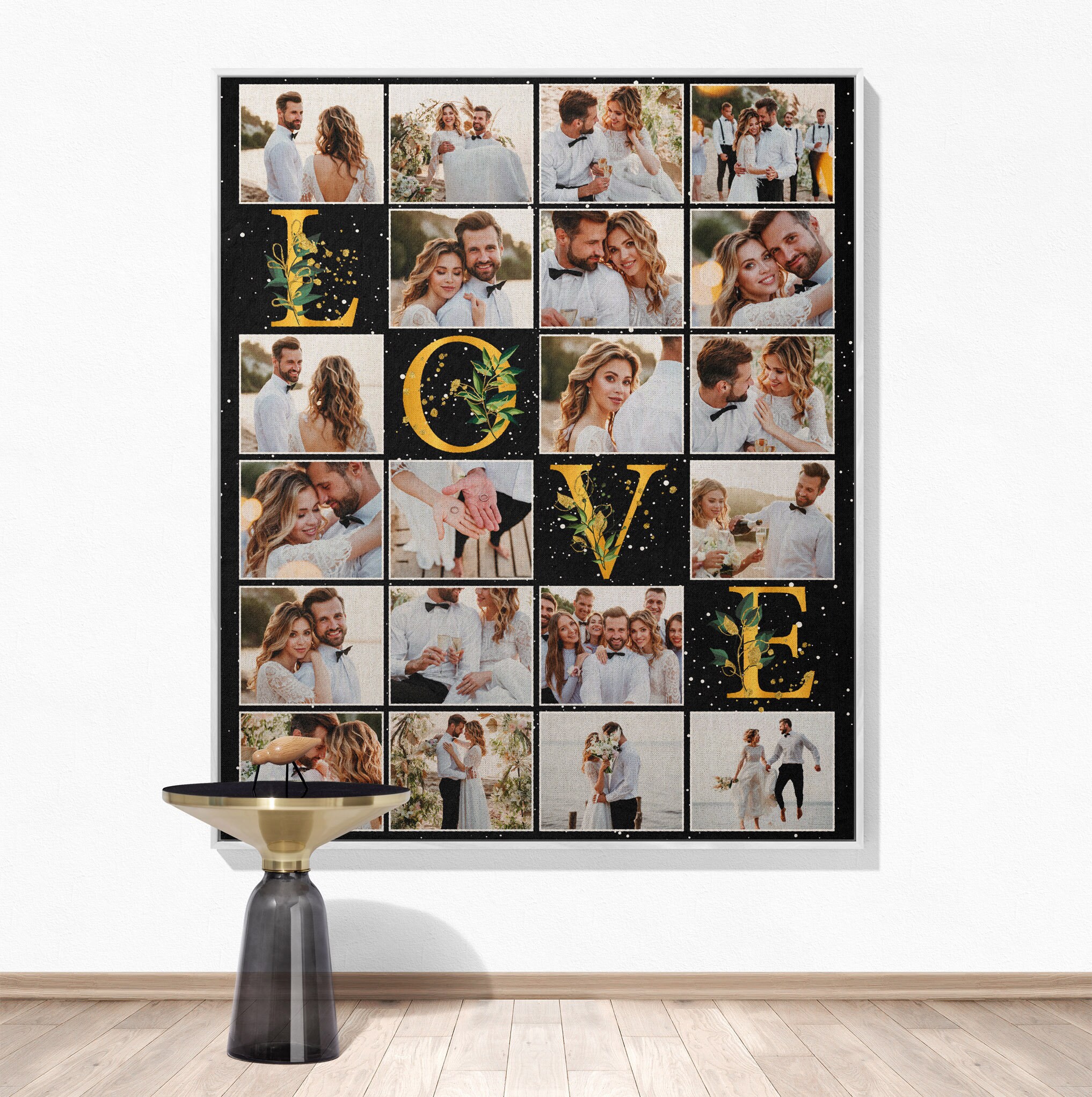 Personalized Photo Collage Woven Blanket Photo Blanket Etsy