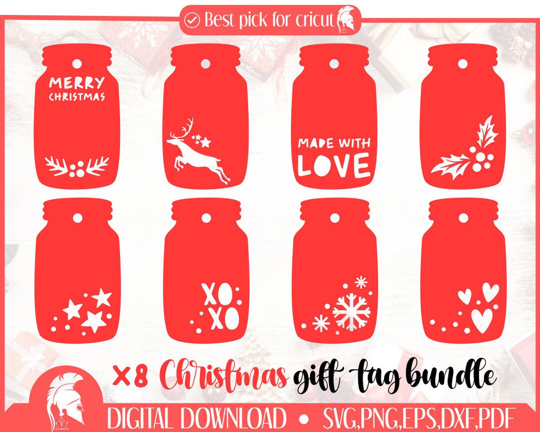 Christmas Gift Tags Svg, Christmas Gift Label Svg, Holiday Gift Tag Svg