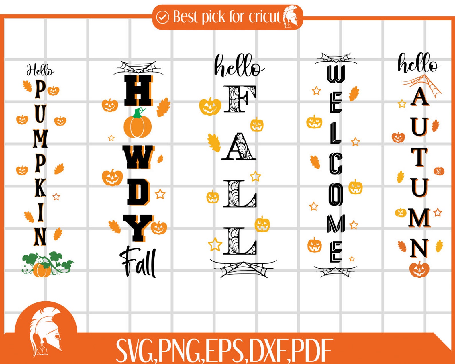 10 Fall Porch Sign SVG Bundle Halloween Porch Sign Autumn - Etsy