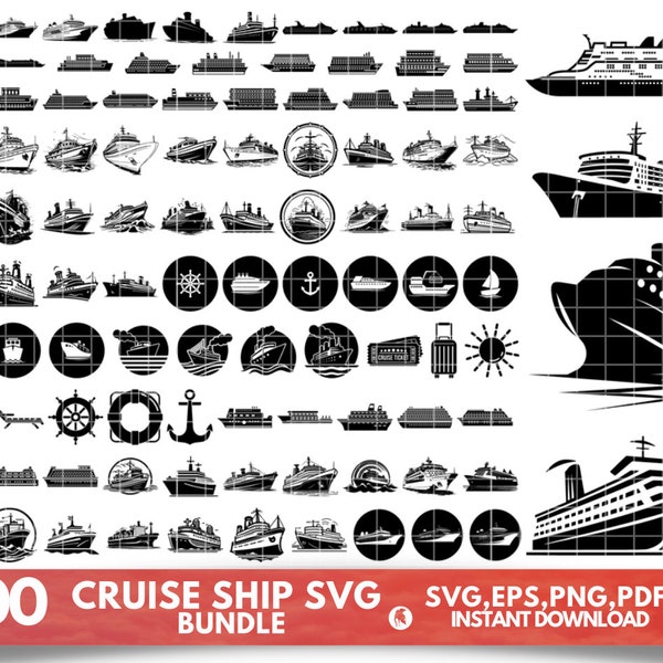 Cruise Ship SVG, Cruise Svg, Cruise Vacation svg, Ship Svg, Yacht Svg, Boat svg, Cruise Cricut, Cruise Silhouette, Cruise Ship Clipart, Png