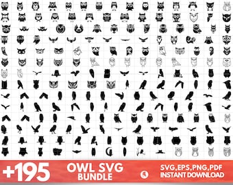 Eule SVG Bundle, Vögel SVG Bundle, Eule geschnitten Datei, Eule Clipart, Eule-Svg-Dateien für Silhouette, Eule-Dateien für Cricut, Eule svg, Eule Dxf, png