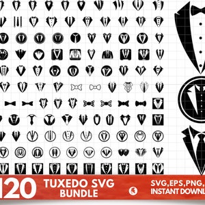 Tuxedo SVG Bundle, Tuxedo PNG Bundle, Tuxedo Clipart, Suit Clipart, Suit bundle svg, Tuxedo cut file, Tuxedo SVG cut files for Cricut.